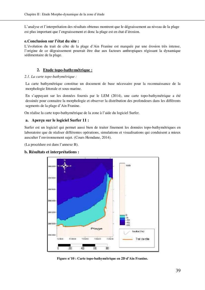 Aménagement et protection du rivage de Bir El djir-Oran
