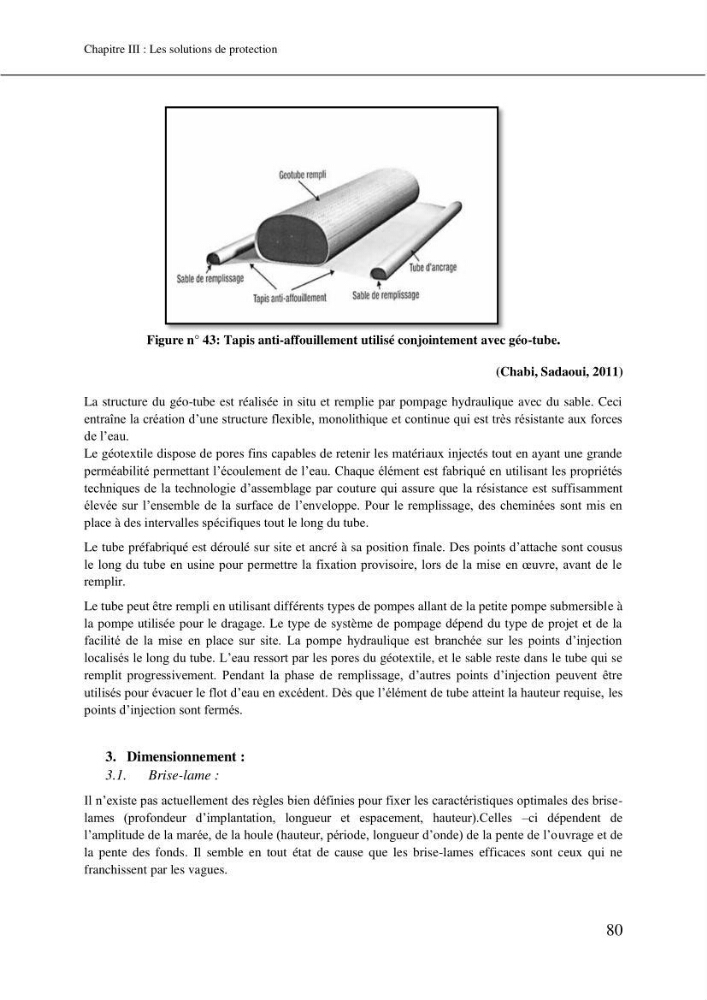 Aménagement et protection du rivage de Bir El djir-Oran