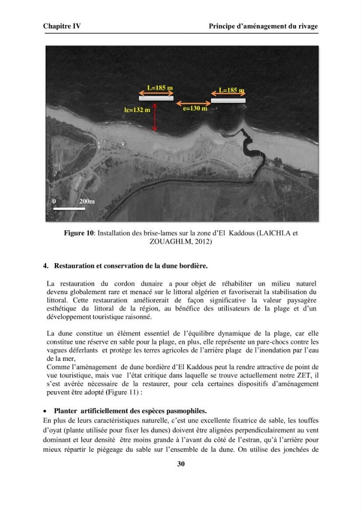 Aménagement intégré du rivage attenant à la ZET d\'Ain Chorb (Réghaia)