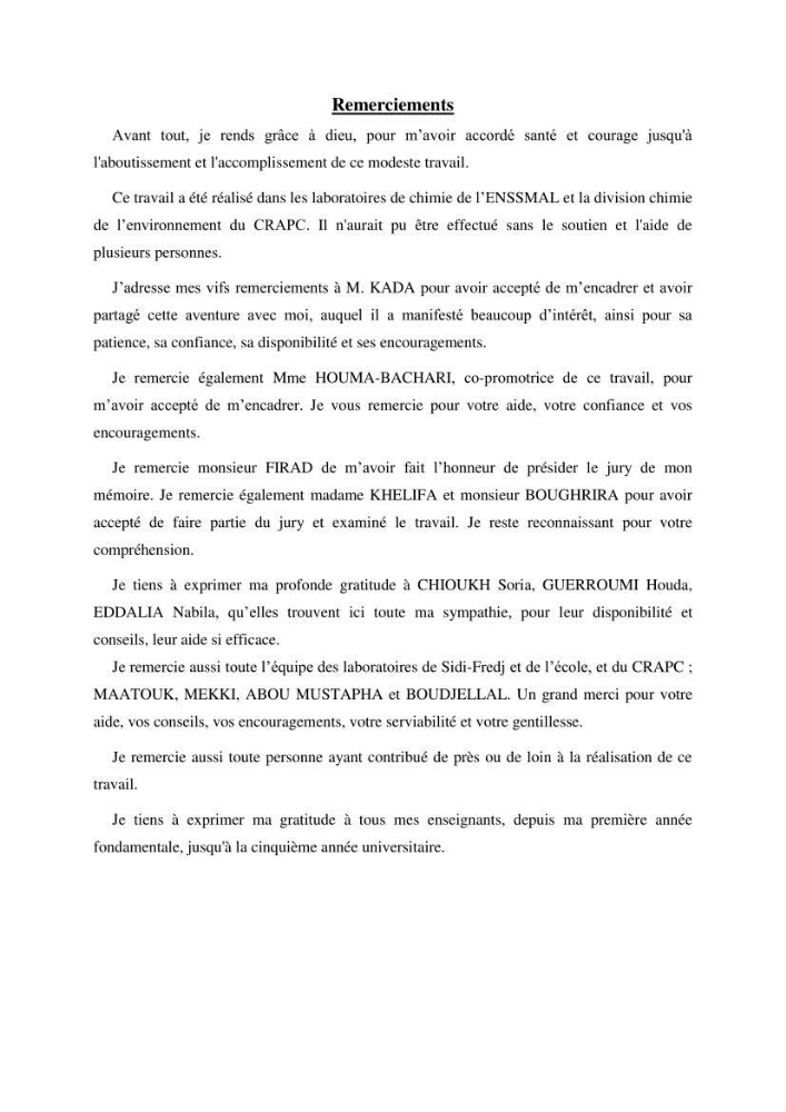 Evaluation du taux des hydrocarbures aromatiques polycycliques chez le mollusque Patella.sp et les moules du littoral Algérois