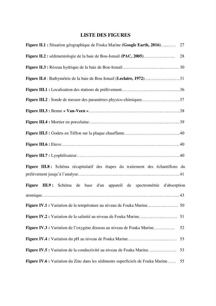 Suivi de la qualité des sédiments superficiels de Fouka marine par les métaux lourds