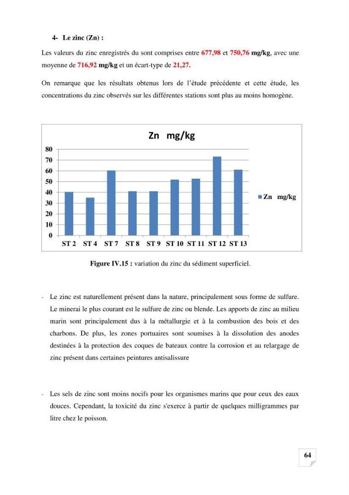Suivi de la qualité des sédiments superficiels de Fouka marine par les métaux lourds