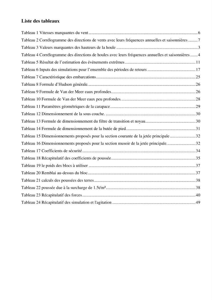 Etude de l\'éxtention du port de Tamenfoust-Est