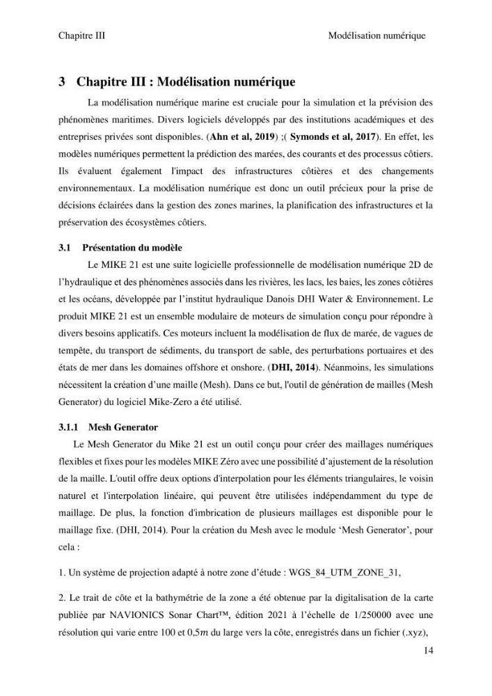 Etude de l\'éxtention du port de Tamenfoust-Est