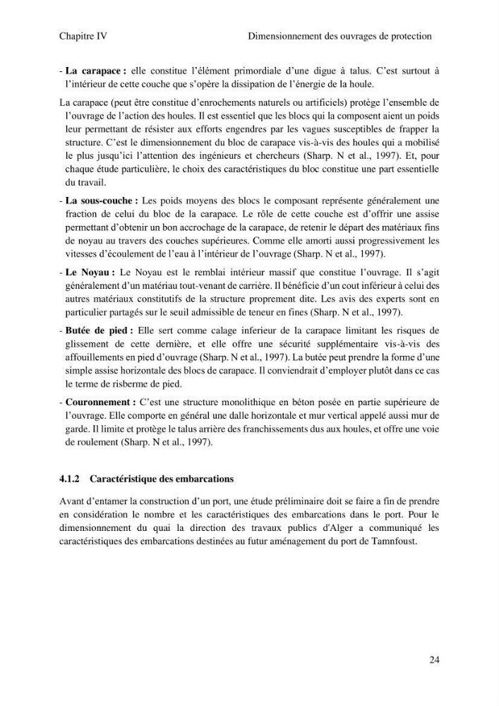 Etude de l\'éxtention du port de Tamenfoust-Est