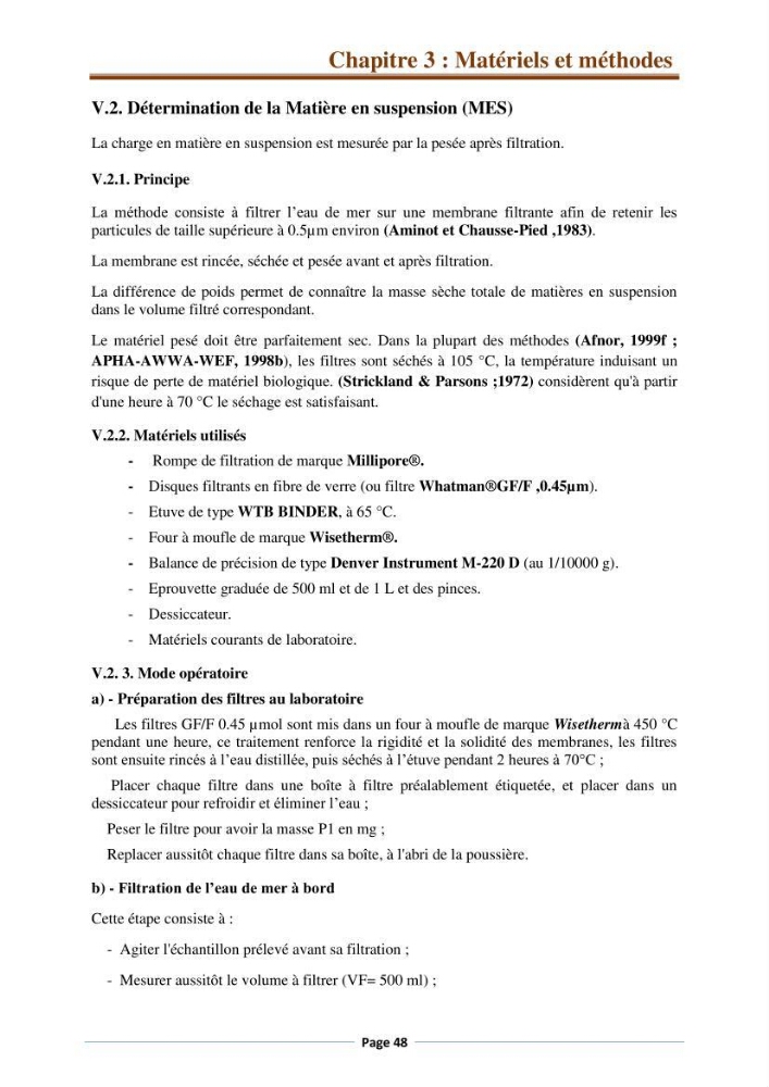 Suivi des paramètres physico-chimiques et des sels nutritifs dans la côte Algéroise: