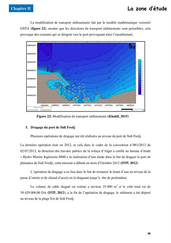 Etude du comportement physique et mécanique des sédiments de dragage pour leur valorisation en techniques routières \"cas du port de Sidi fredj\"