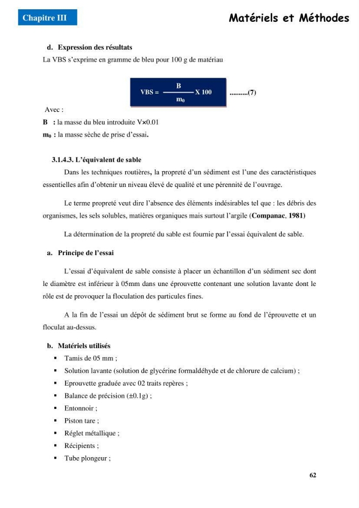 Etude du comportement physique et mécanique des sédiments de dragage pour leur valorisation en techniques routières \"cas du port de Sidi fredj\"