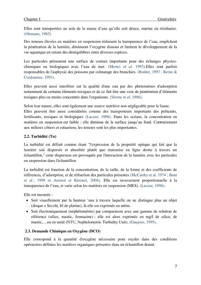 Impact des rejets des eaux usées sur le littoral Algérois, constat et diagnostic de la situation actuelle