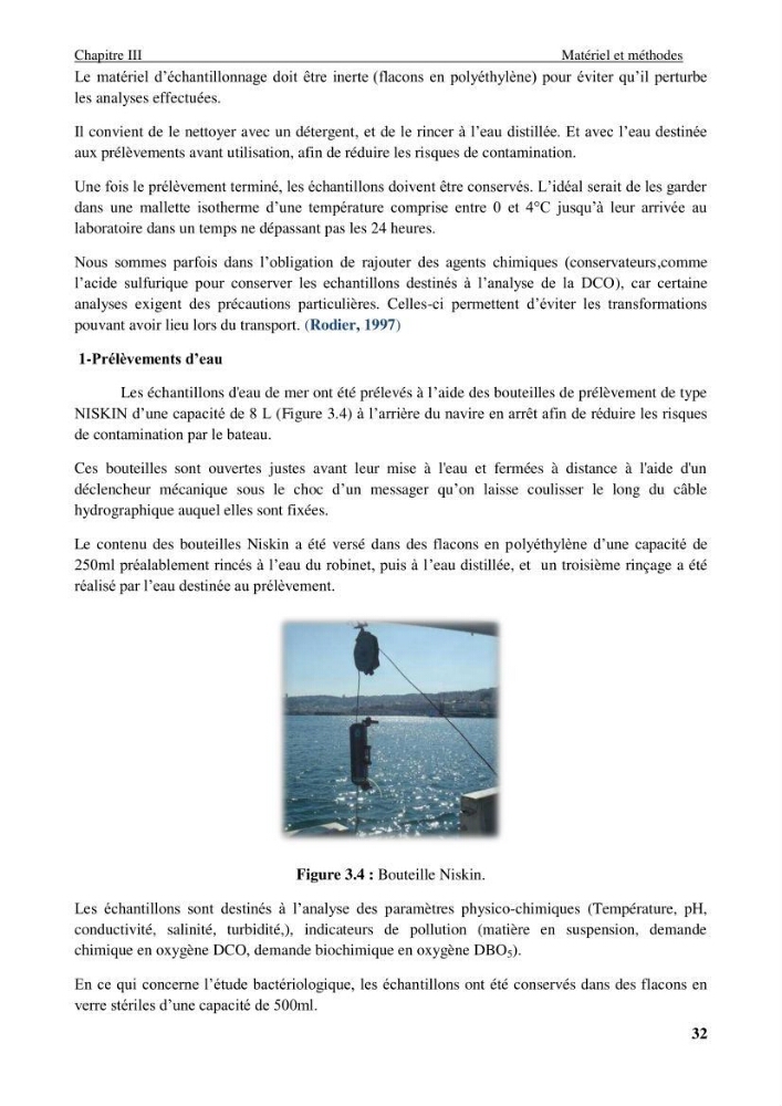 Impact des rejets des eaux usées sur le littoral Algérois, constat et diagnostic de la situation actuelle