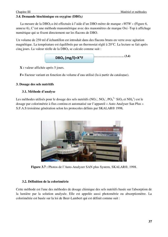 Impact des rejets des eaux usées sur le littoral Algérois, constat et diagnostic de la situation actuelle