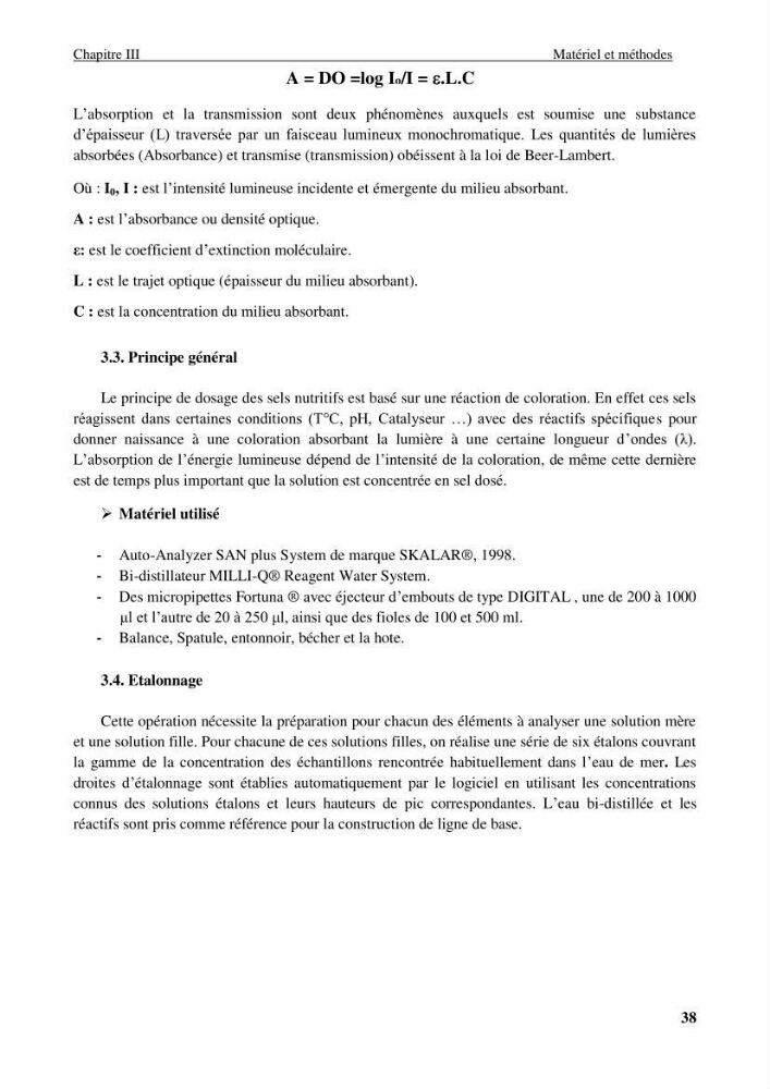 Impact des rejets des eaux usées sur le littoral Algérois, constat et diagnostic de la situation actuelle