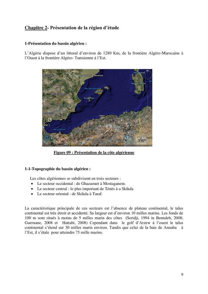 Impact de la déprédation des delphinidés et interaction pêcherie-cétacés le long des côtes algériennes