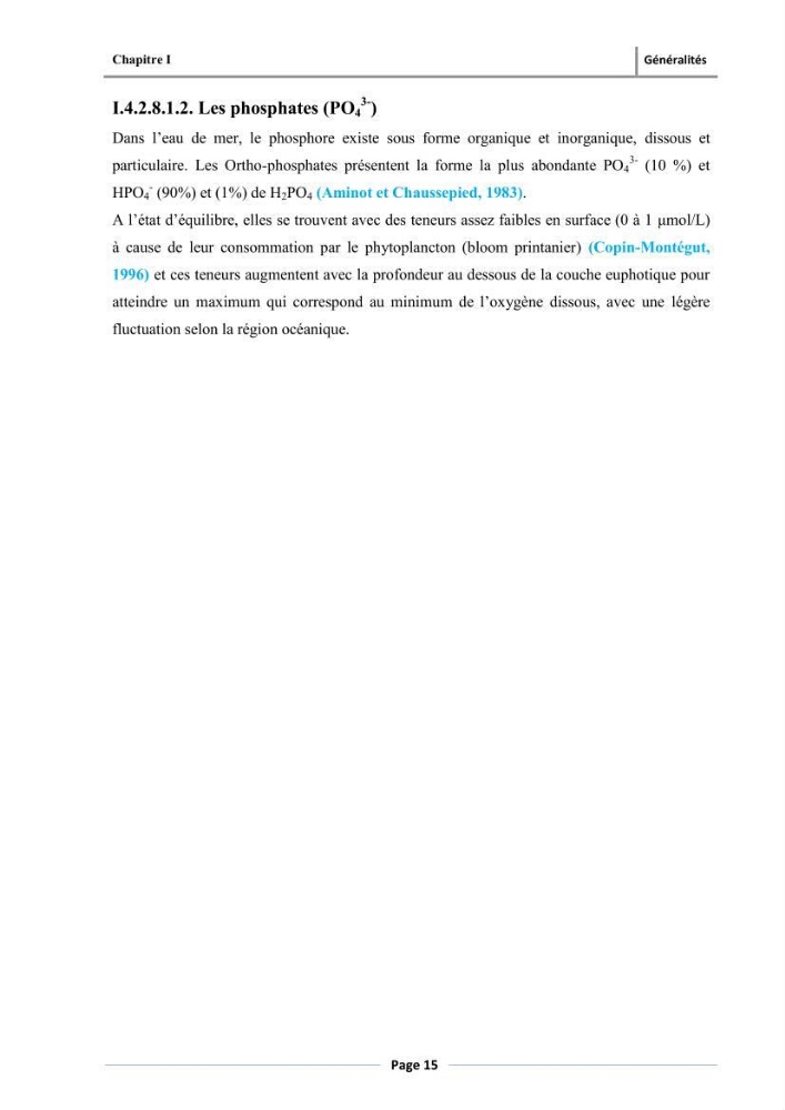 Paramètres physico-chimiques des pollution et granulométrie des sédiments de dragage du port d\'El Djamila