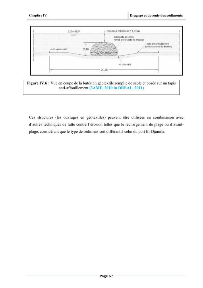 Paramètres physico-chimiques des pollution et granulométrie des sédiments de dragage du port d\'El Djamila