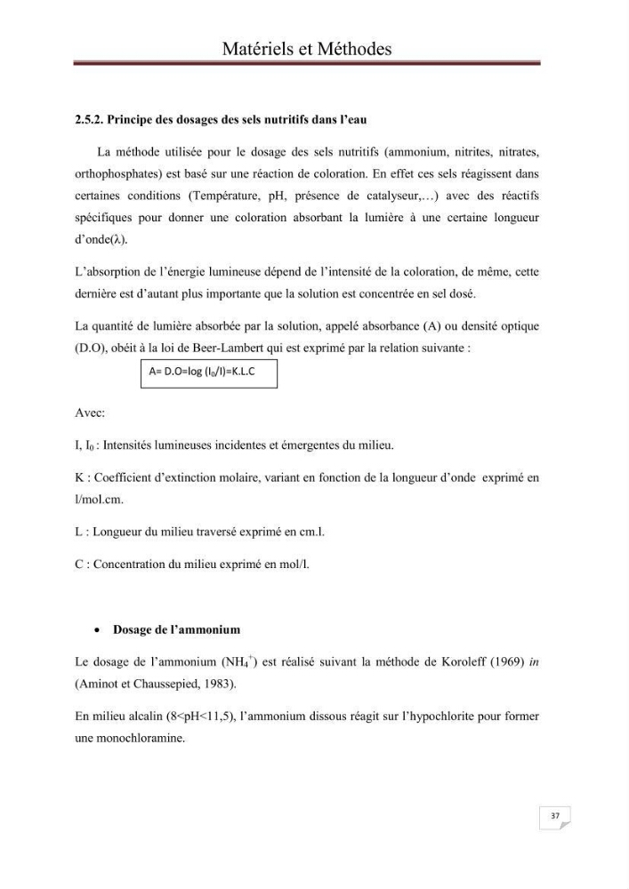 Contribution à l\'étude du phytoplancton nocif dans des zones confinées de la région d\'Alger( port et plage d\'Eldjamila,port et plage de Sidi fredj: