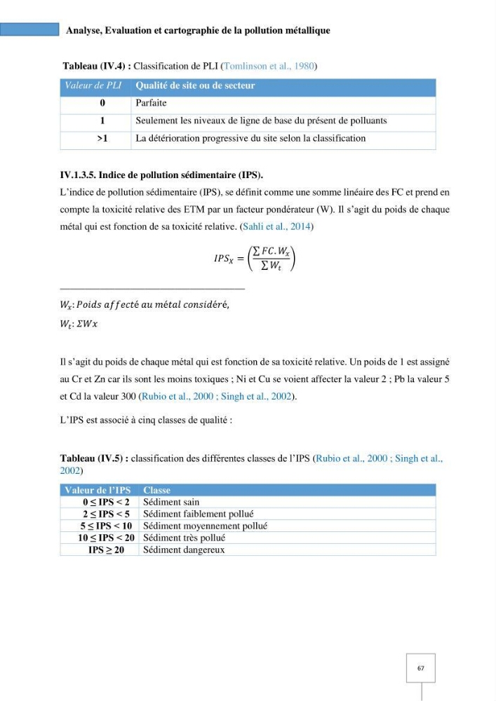 Dynamique spatiale et temporelle des polluants métalliques dans les sédiments marins : Impact de la contamination métallique