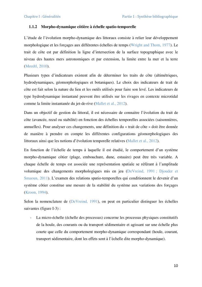 Etude et evaluation de la vulnerabilité des systèmes cotiers dans la région Algéroise: