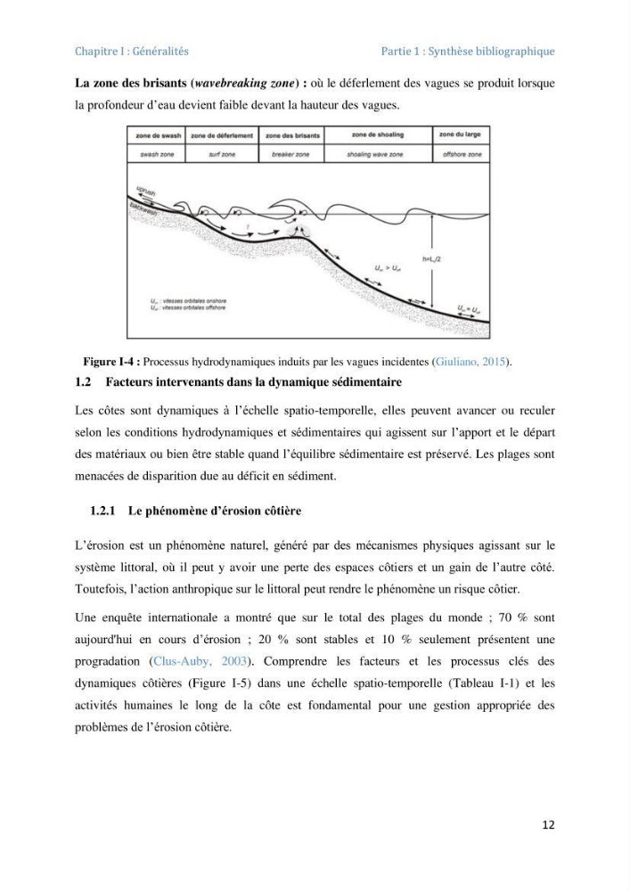 Etude et evaluation de la vulnerabilité des systèmes cotiers dans la région Algéroise: