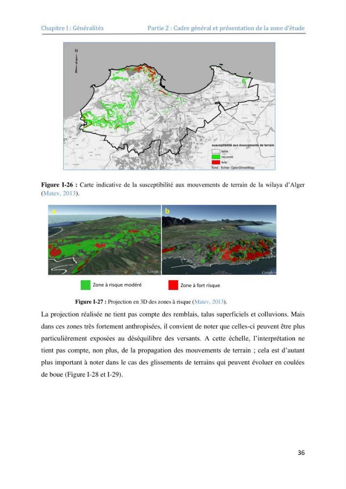 Etude et evaluation de la vulnerabilité des systèmes cotiers dans la région Algéroise: