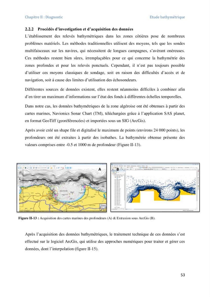 Etude et evaluation de la vulnerabilité des systèmes cotiers dans la région Algéroise: