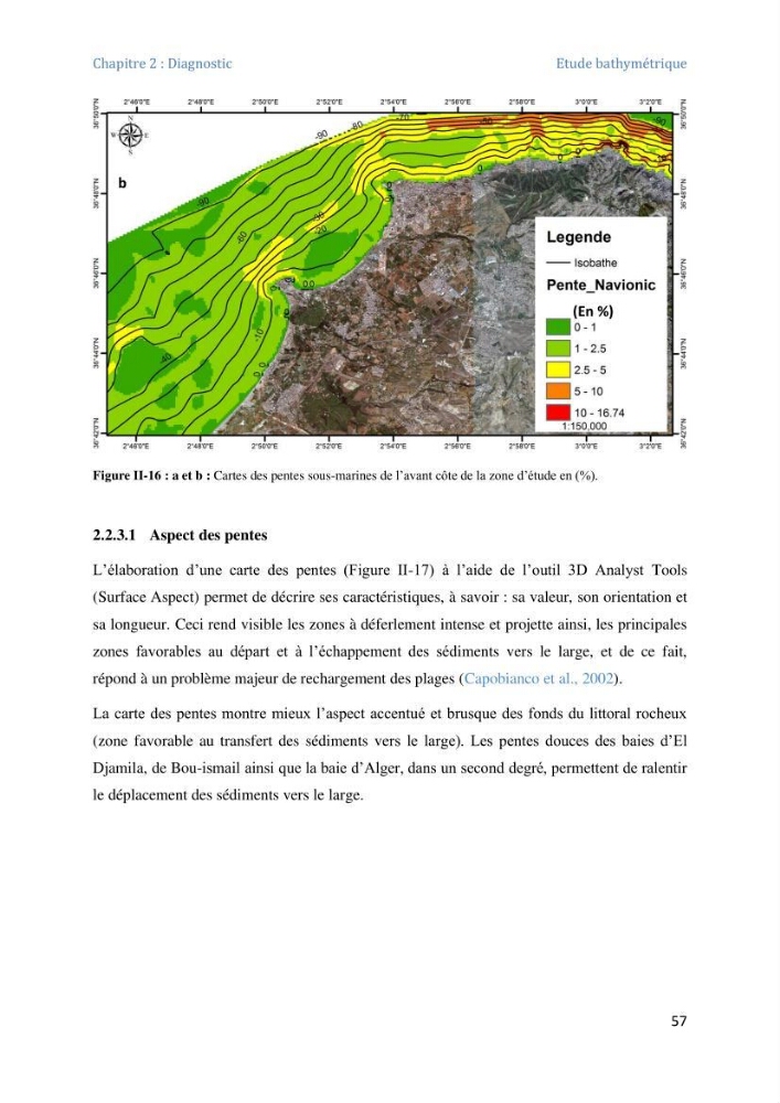 Etude et evaluation de la vulnerabilité des systèmes cotiers dans la région Algéroise: