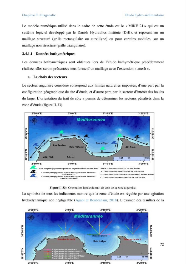 Etude et evaluation de la vulnerabilité des systèmes cotiers dans la région Algéroise:
