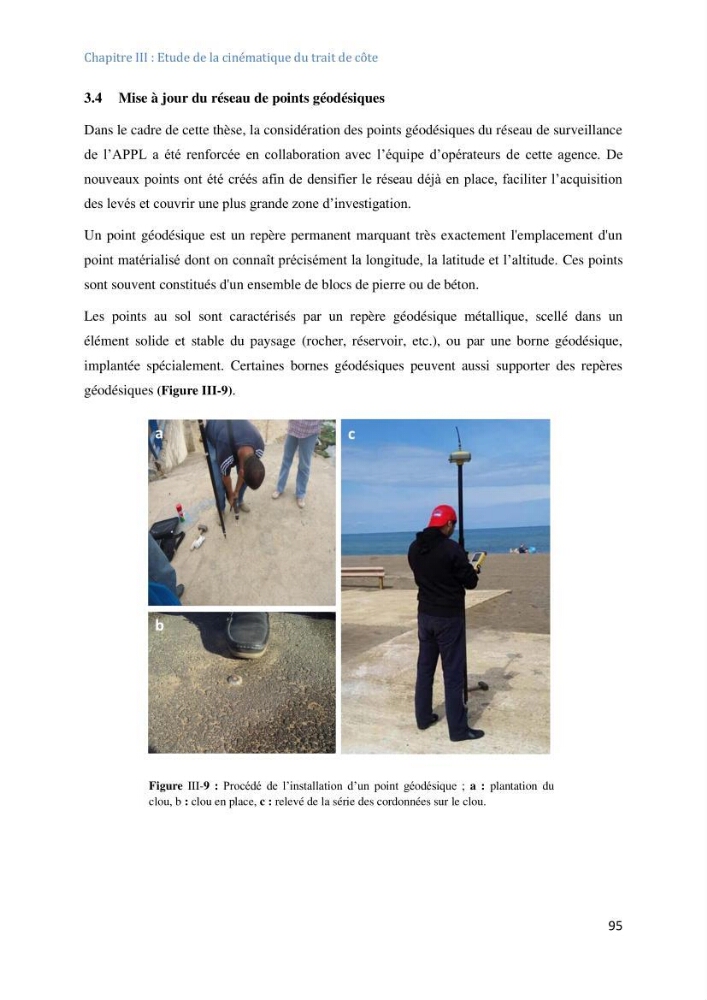 Etude et evaluation de la vulnerabilité des systèmes cotiers dans la région Algéroise: