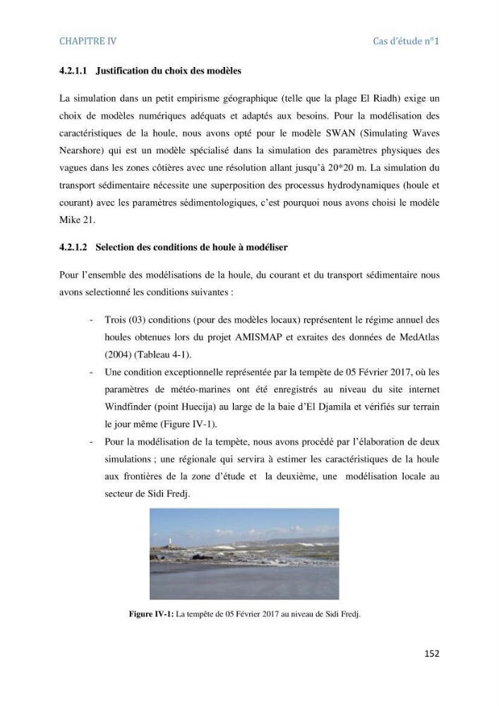 Etude et evaluation de la vulnerabilité des systèmes cotiers dans la région Algéroise: