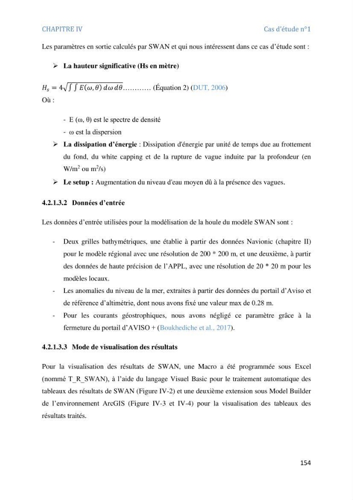 Etude et evaluation de la vulnerabilité des systèmes cotiers dans la région Algéroise: