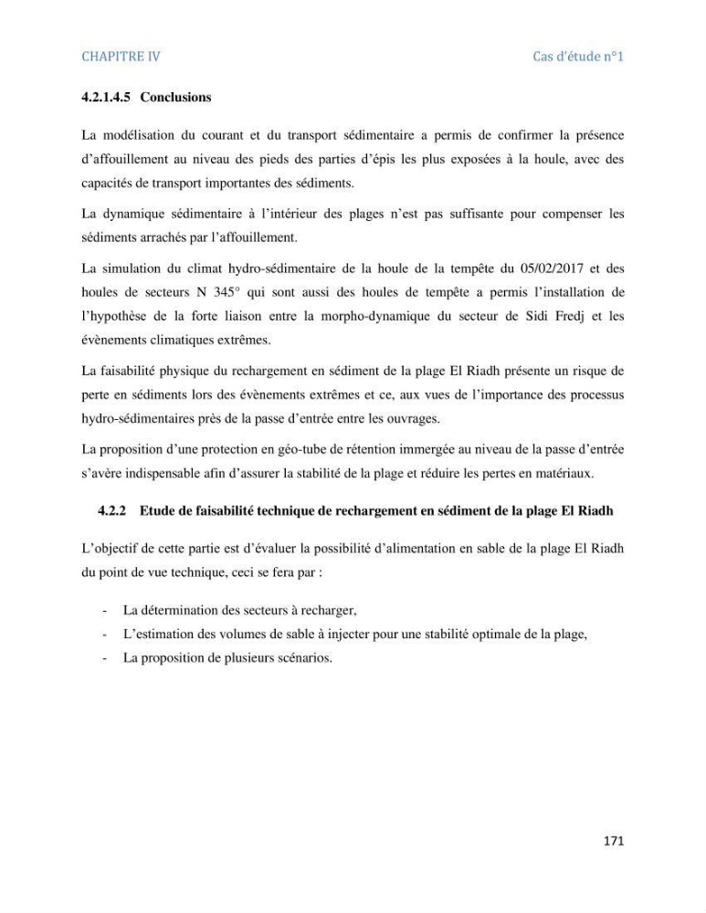 Etude et evaluation de la vulnerabilité des systèmes cotiers dans la région Algéroise: