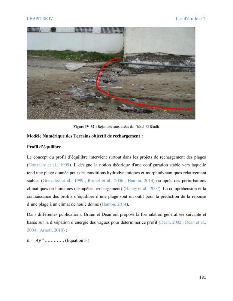 Etude et evaluation de la vulnerabilité des systèmes cotiers dans la région Algéroise: