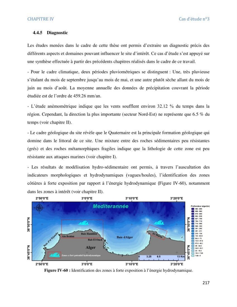 Etude et evaluation de la vulnerabilité des systèmes cotiers dans la région Algéroise: