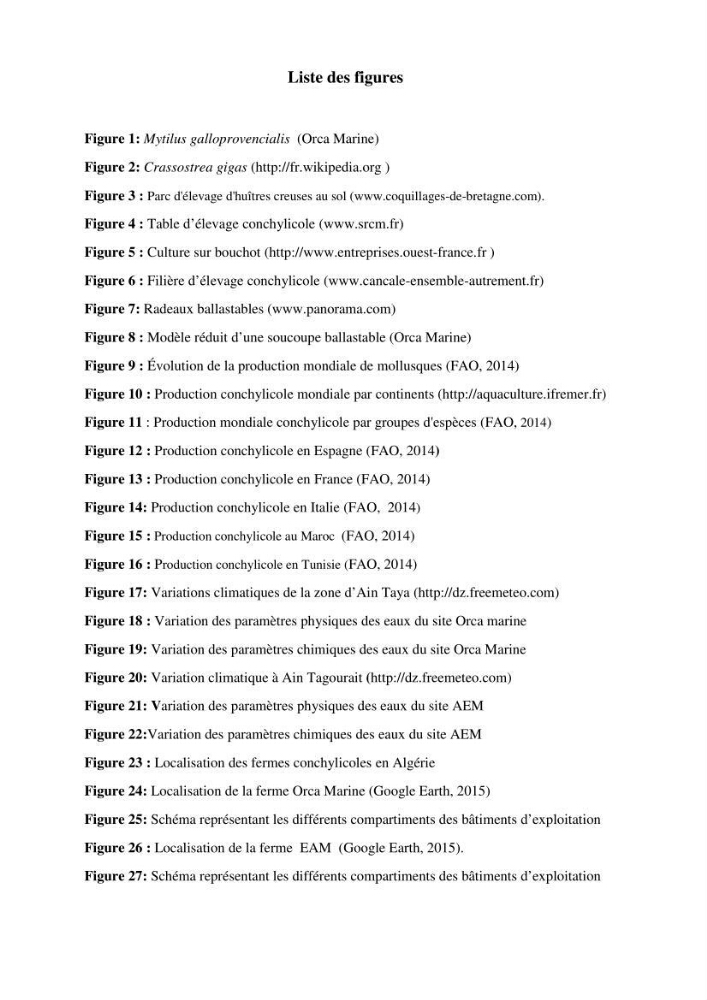 La conchyliculture en Algerie: situation actuelle et perspectives de développement