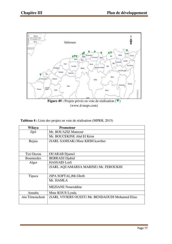 La conchyliculture en Algerie: situation actuelle et perspectives de développement