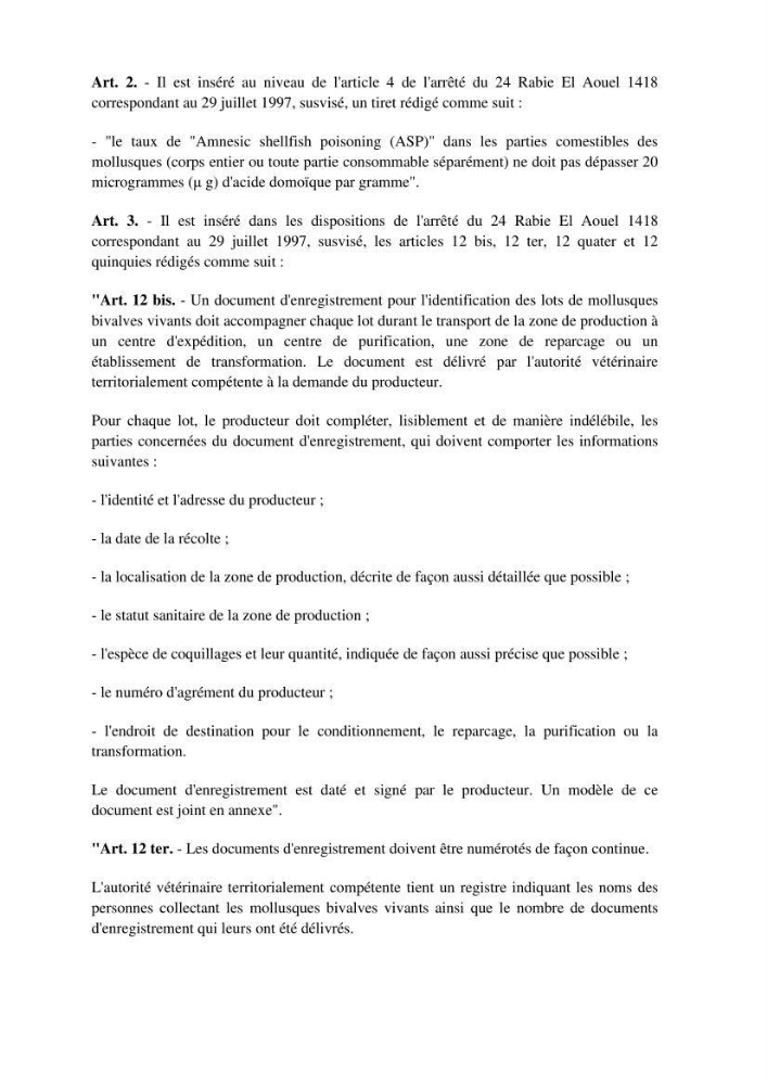 La conchyliculture en Algerie: situation actuelle et perspectives de développement