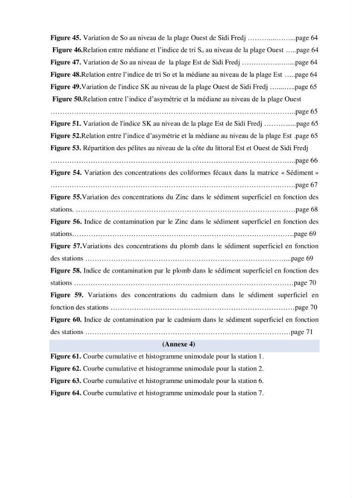 Etude des paramètres physico-chimiques et microbiologiques de l’eau et des sédiments des deux plages Est et Ouest de sidi Fredj.:
