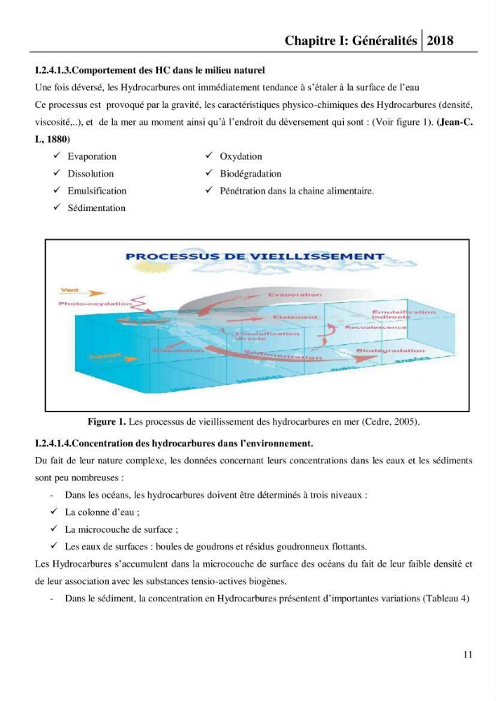 Etude des paramètres physico-chimiques et microbiologiques de l’eau et des sédiments des deux plages Est et Ouest de sidi Fredj.: