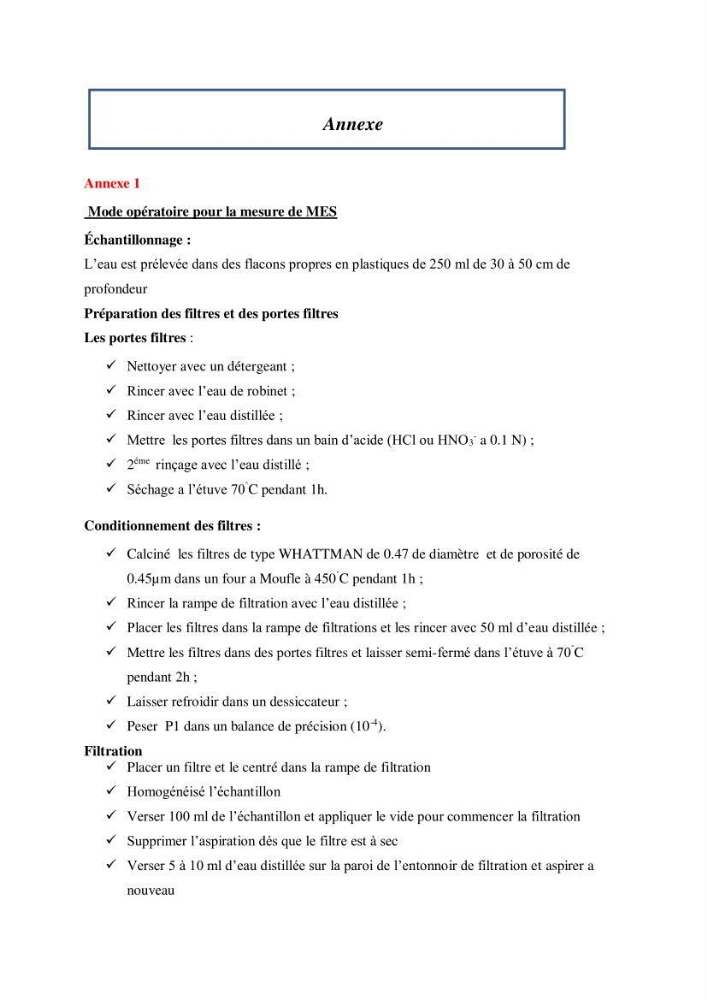 Etude des paramètres physico-chimiques et microbiologiques de l’eau et des sédiments des deux plages Est et Ouest de sidi Fredj.: