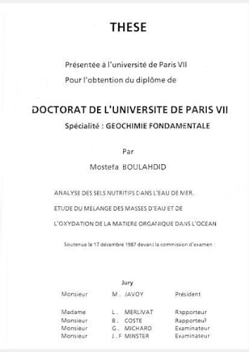 Analyse des sels nutritifs dans l'eau de mer: étude du mélange des masses d'eau et de l'oxydation de la matière organique dans l'océan Analyse des sels nutritifs dans l'eau de mer: étude du mélange des masses d'eau et de l'oxydation de la matière organique dans l'océan