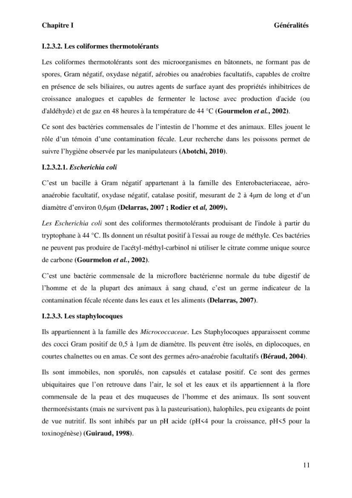 Evaluation de la qualité microbiologique et niveau des éléments trace métaliques dans les poissons comestibles et risque sur la santé de l\'homme