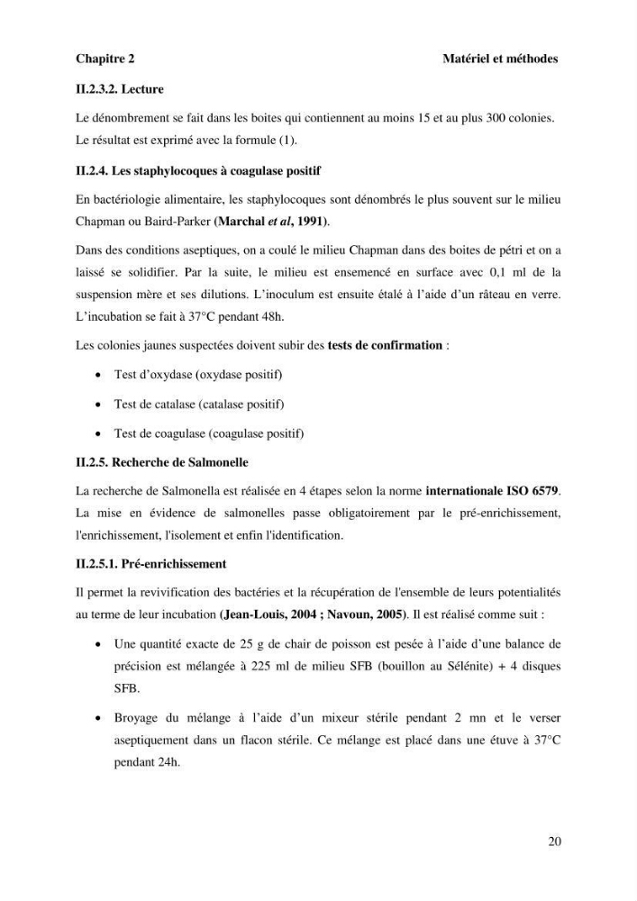 Evaluation de la qualité microbiologique et niveau des éléments trace métaliques dans les poissons comestibles et risque sur la santé de l\'homme