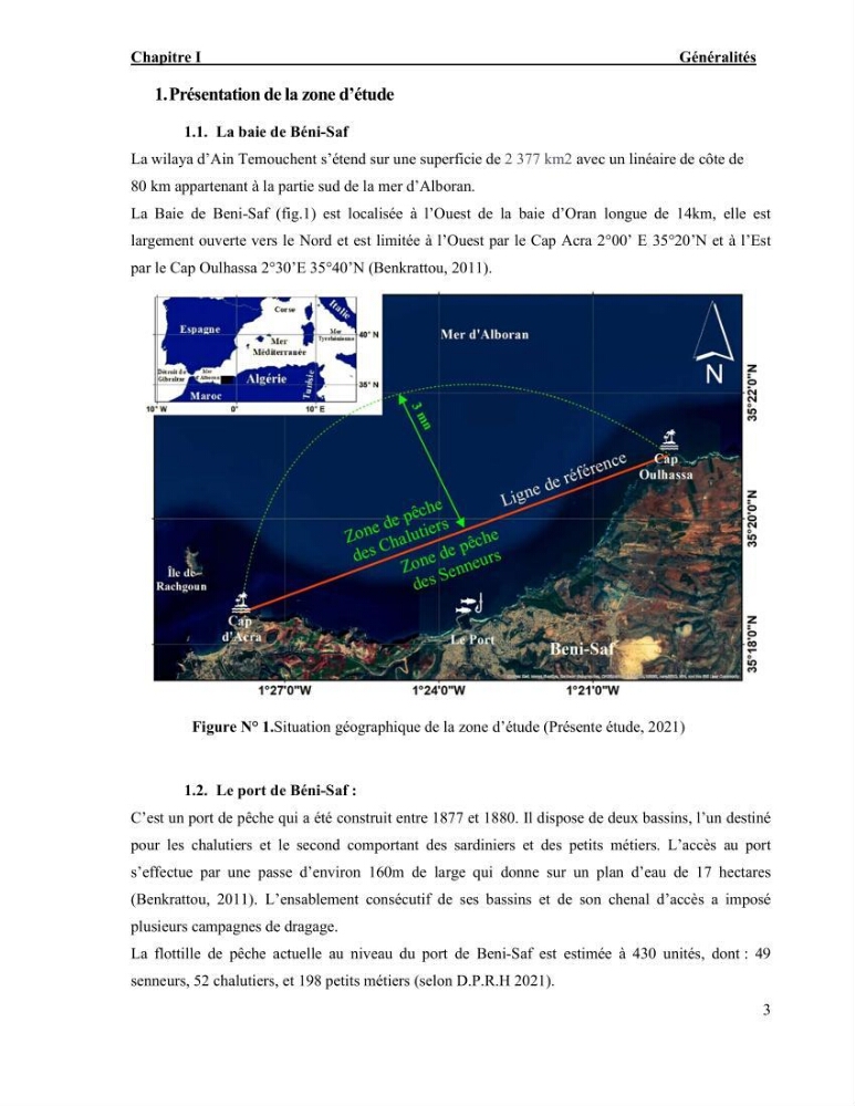 La pêcherie chalutière et sardinière des petits pélagiques à Beni-Saf