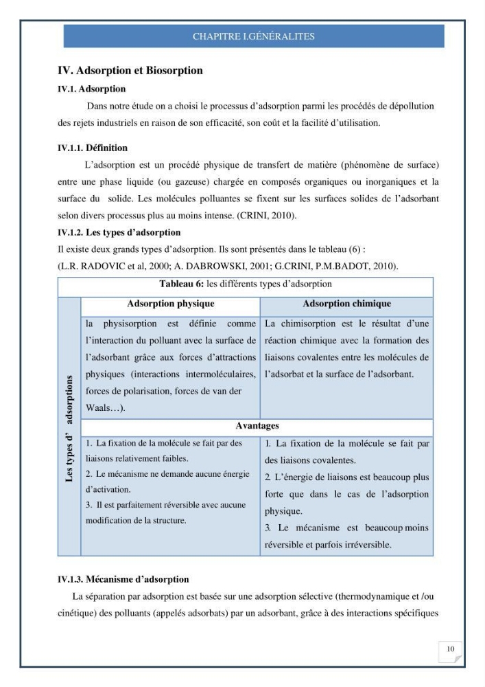Décoloration de l’eau par adsorption sur une biomasse marine (Les aegagropiles de Posidonia oceanica)