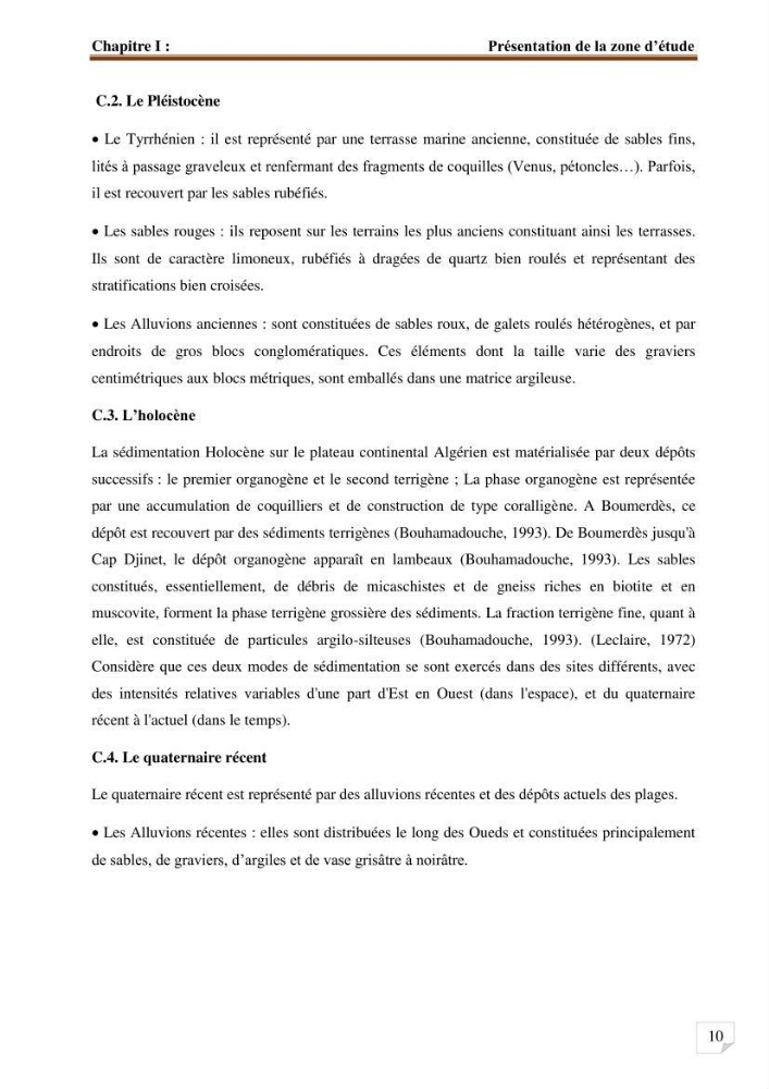 Etude d’impact du port de cap Djinet sur le littoral recours à la modélisation