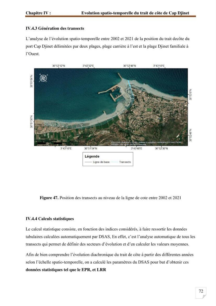 Etude d’impact du port de cap Djinet sur le littoral recours à la modélisation