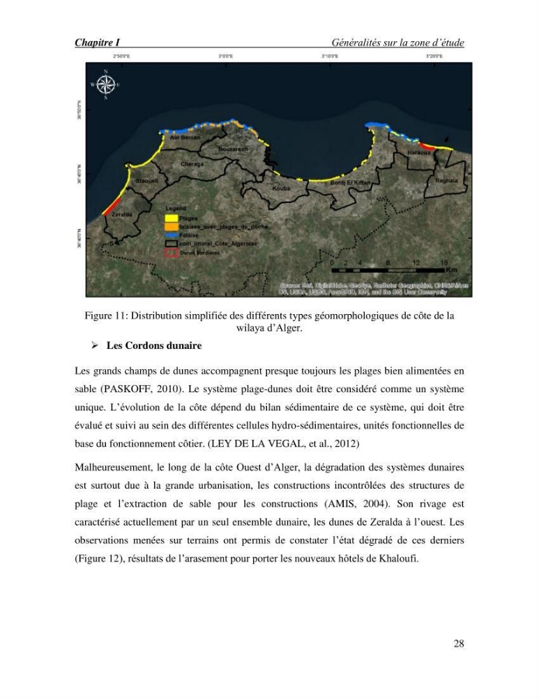 Etude de faisabilité de rechargement artificiel des plages de la côte Ouest-Algéroise: