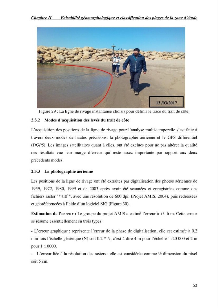 Etude de faisabilité de rechargement artificiel des plages de la côte Ouest-Algéroise: