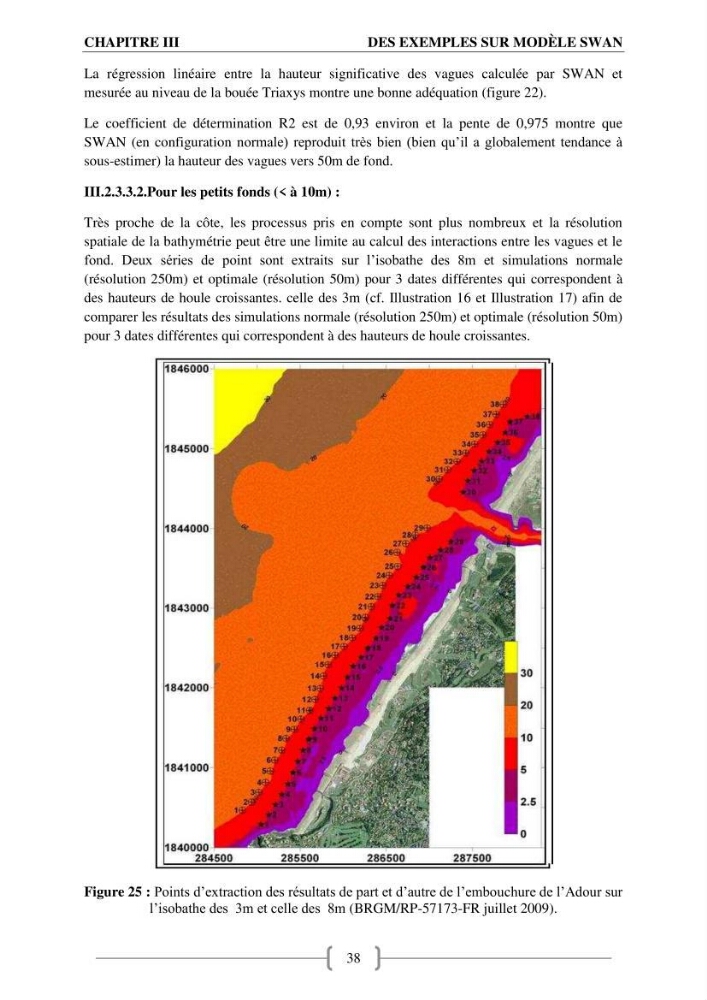 Etat de l\'art sur l\'utilisation du modéle SWAN (Stimuling WAves Neashore) dans un environnement microtidal
