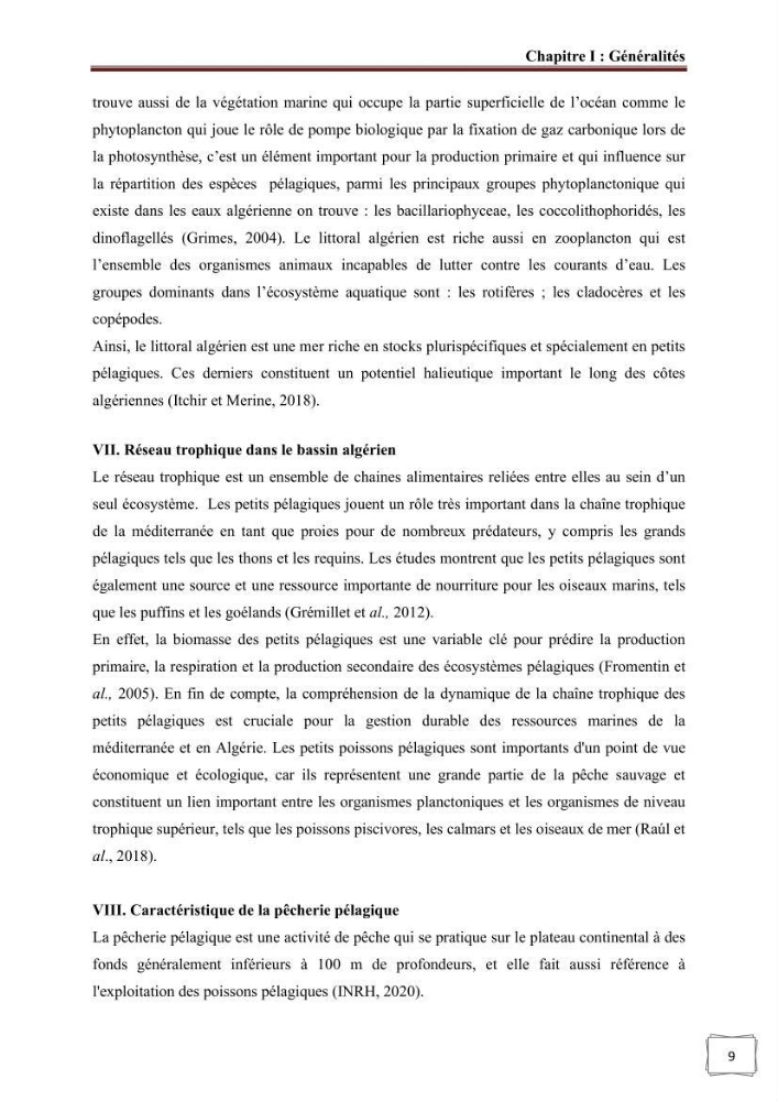 Analyse cartographique de l’influence des facteurs environnementaux sur la pêcherie algérienne de petits pélagiques côtiers